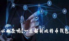 比特币钱包可以删除吗？