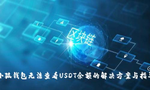 小狐钱包无法查看USDT余额的解决方案与指导