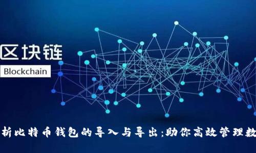 全面解析比特币钱包的导入与导出：助你高效管理数字资产